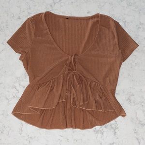 American Eagle Tie Shirt